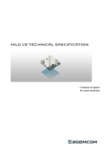 hilo v2 technical specification