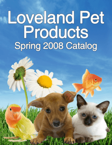 Welcome to Loveland Pet Products