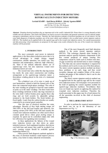 virtual instruments for detecting rotor faults in induction motors