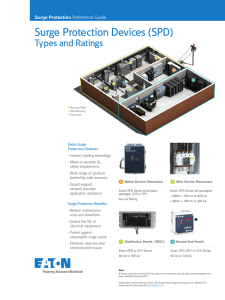 Surge Protection Reference Guide
