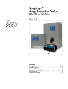 Surgelogic Surge Protection Device
