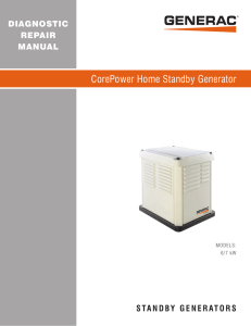 CorePower Home Standby Generator - Generator