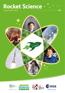 Rocket Science - RHS Campaign for School Gardening