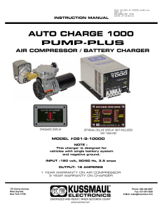 auto charge 1000 - Kussmaul Electronics