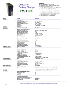 CB12245A Battery Charger