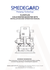 FlowFlex Installation and Operation Manual