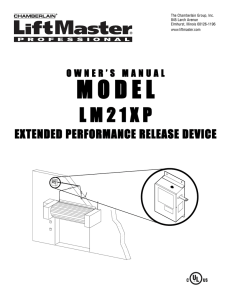 LM21XP - LiftMaster