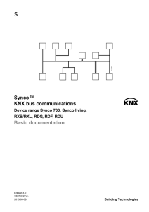 KNX bus communication
