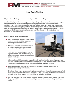 Load Bank Testing