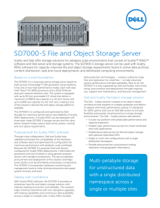 SD7000-S File and Object Storage Server