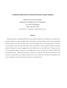 A Hybrid Framework for Network Processor System Analysis