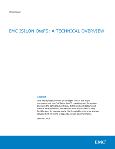EMC Isilon OneFS: A Technical Overview
