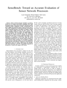 SenseBench: Toward an Accurate Evaluation of Sensor Network