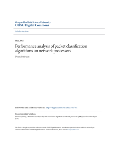Performance analysis of packet classification algorithms on network