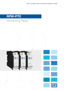 RPW-PTC Monitoring Relay
