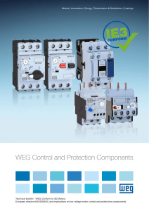 WEG Control and Protection Components