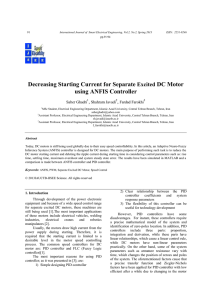 Decreasing Starting Current for Separate Excited DC Motor using