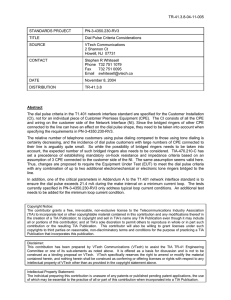 TR-41.3.8-04-11-005 STANDARDS PROJECT PN-3-4350.230