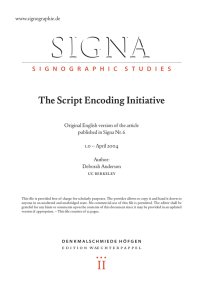 The Script Encoding Initiative
