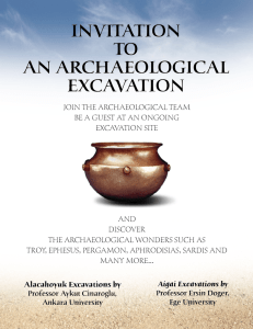 Alacahoyuk Excavations by