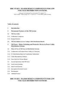 hrc fuses - major design components for low voltage