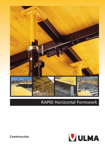 Recoverable Slab Formwork RAPID Catalogue