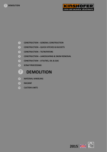 demolition - Kinshofer