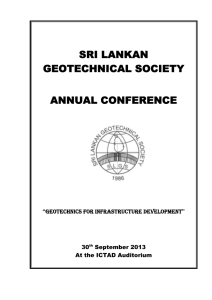 - Sri Lankan Geotechnical Society