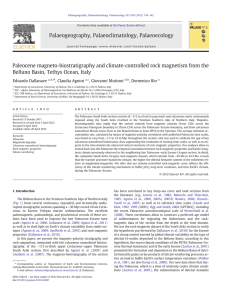 Paleocene magneto-biostratigraphy and climate