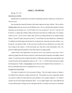 Chapter 7 – The Solid State Skip pp. 252