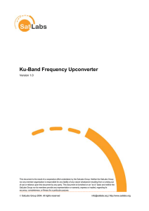 Ku-band frequency upconverter