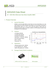 AWG2020 AWG2020 Data Sheet