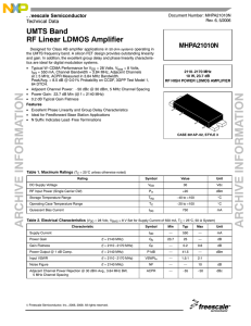 MHPA21010N 2110-2170 MHz, 10 W, 23.7 dB RF High Power