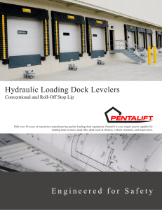 Hydraulic Loading Dock Levelers - Pentalift Equipment Corporation