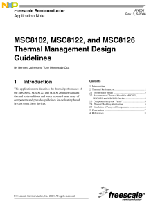 MSC8102, MSC8122, and MSC8126 Thermal Management