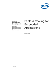 Fanless Cooling