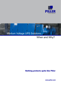 Medium Voltage UPS Solutions