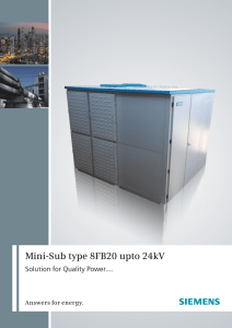 Mini-Sub type 8FB20 upto 24kV