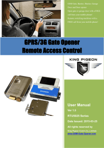 GSM Gate Opener GSM Remote Switch