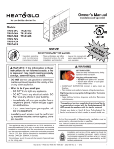 Install Manual - Fireplaces Plus