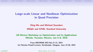 Large-scale Linear and Nonlinear Optimization in Quad Precision