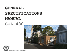 general specifications manual sol 480