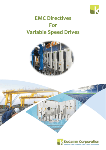 EMC Directives For Variable Speed Drives