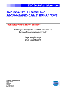 EMC Directive - Technology Installation Services