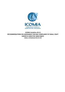 ICOMIA Recommended Practice on EMC Testing