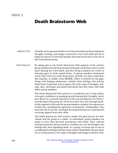 Death Brainstorm Web