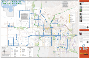 Salt Lake City Bikeways Map