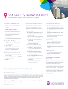 Salt Lake City Colocation Facility
