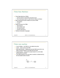 Finite State Machines