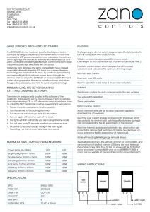 specifications zano zgridled specialized led dimmer minimum level